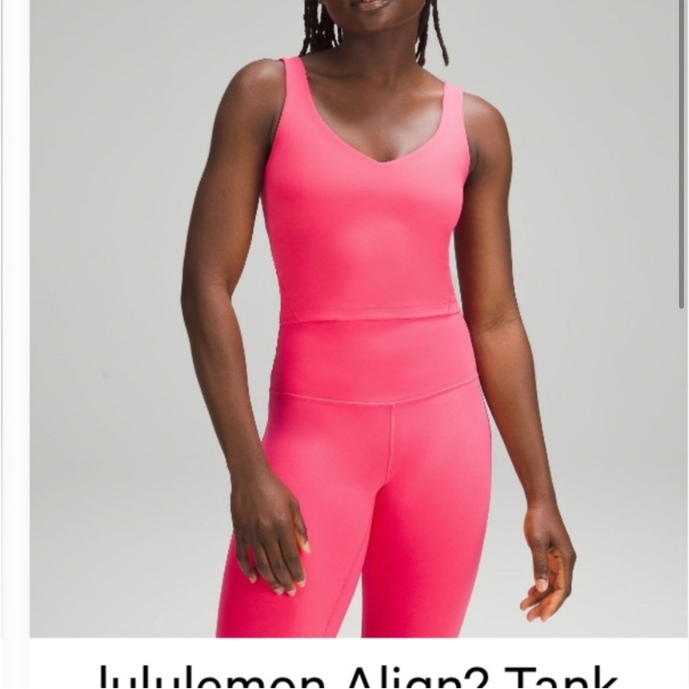 lululemon athletica Align Tank in Lipgloss